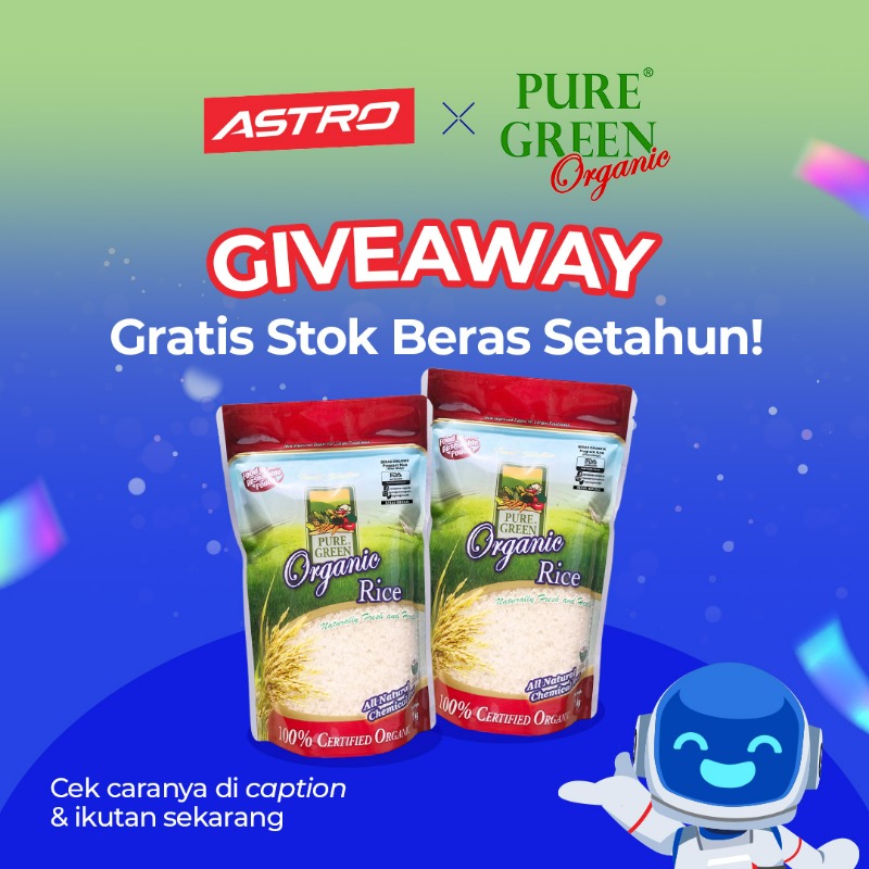 astronauts_id's tweet photo. GIVEAWAY STOK BERAS SETAHUN?!😱

BENERANNN‼️ Astro lagi bikin giveaway berhadiah stok beras organik setahun. Makmur banget kalau menang.🤩

Info selengkapnya bisa kamu cek di IG (@)https://t.co/GTke7L3nsd atau klik banner di bawah yaa.👇