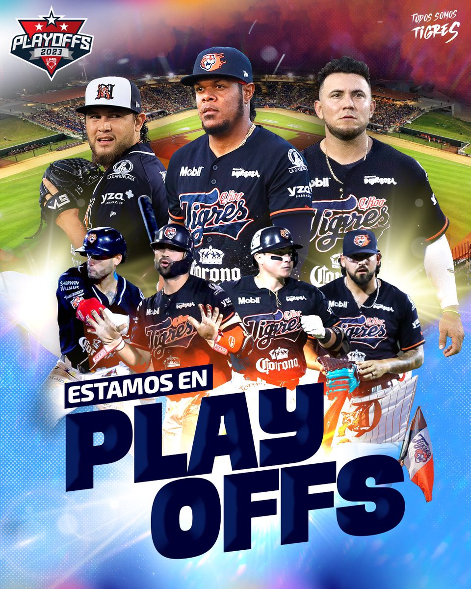 tigresqroficial's tweet photo. ¡AFICIÓN, ESTAMOS EN PLAYOFFS! 🤩

Muchas gracias por su apoyo, ya son 28 años seguidos calificando a la fiesta de la postemporada 💪🏻
#TodosSomosTigres https://t.co/u4p65WMaPi