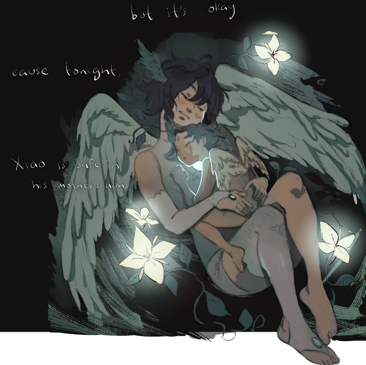 i just made this to make a friend cry #Xiao implied #Zhongven ??