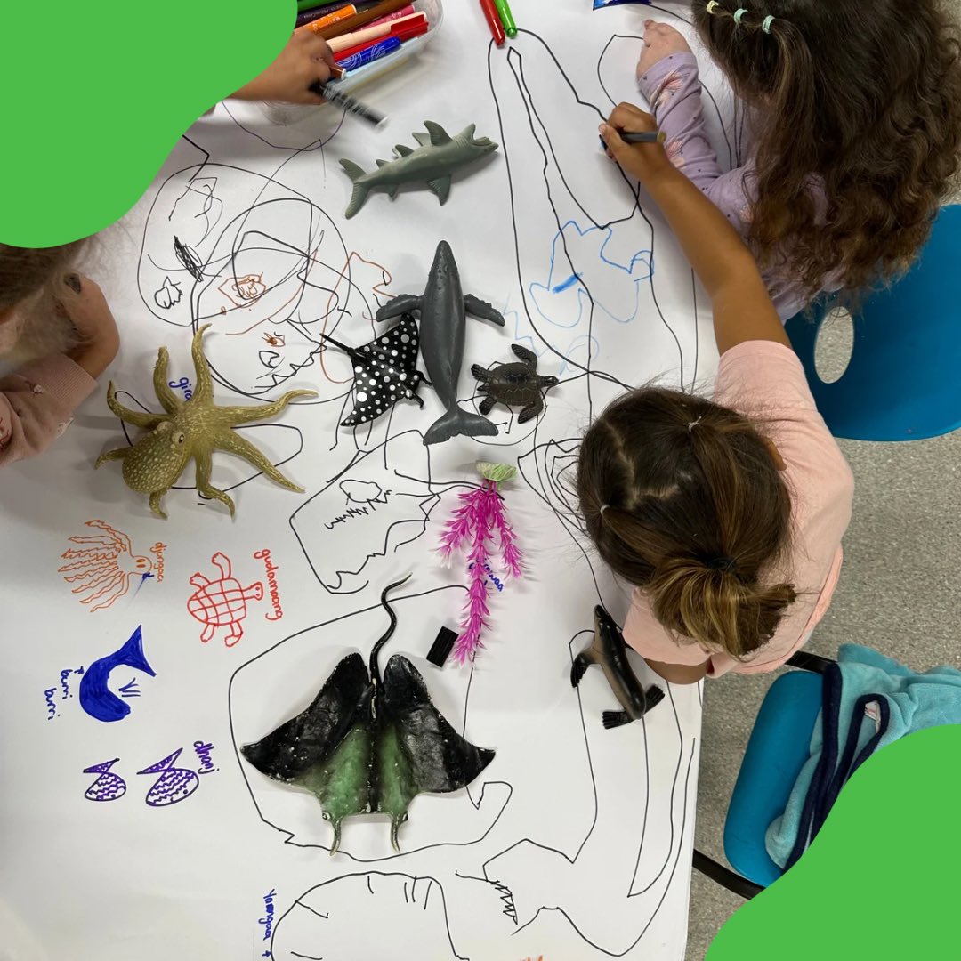 The theme of National Aboriginal and Torres Strait Islander Children’s Day is “Little Voices Loud Futures’. We celebrate this by imparting and teaching our children their language so they are confident in their own identity and culture #dharawal