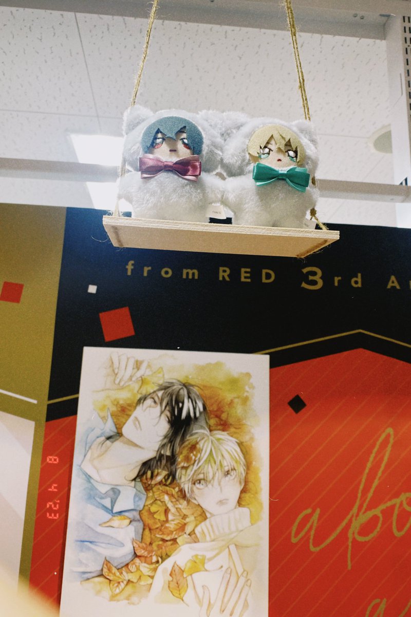 2569musica's tweet image. fromRED、創刊3周年おめでとうございます🥳
ちみけもたち、可愛すぎた🤦🏻‍♀️
全員おうちに連れて帰りたい🧸
ディスプレイが上の方にもあるので、上も要チェックです✔️
初日で混雑していたので、またゆっくり見に来ます😌
 #fromRED3rdAnniv