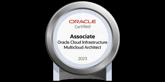 multicloudsagar's tweet image. Find my new Oracle Certification - Oracle Cloud Infrastructure 2023 Certified Multicloud Architect Associate

This Certificate majorly focuses on OCI multi-cloud connectivity, OCI-Azure Interconnect, Oracle Database service for Azure