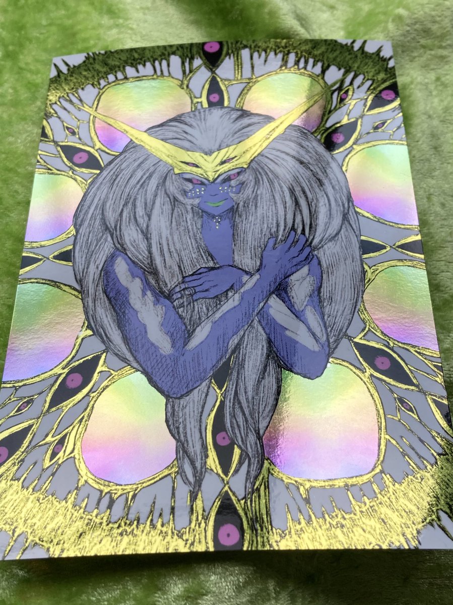 donguricorosuke's tweet image. 最後にポストカードも到着！
メタリック具合、良いです！