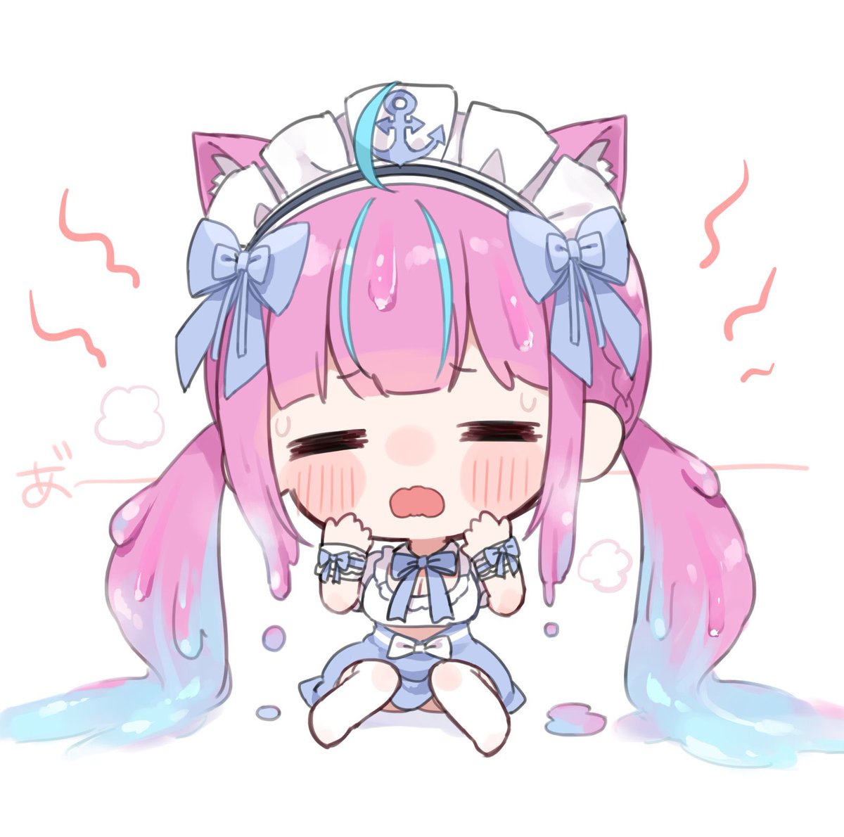 とけちゃった、、、(>ᗣ<｡)