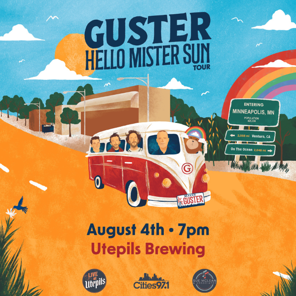 SueMcLeanMusic's tweet photo. TONIGHT is the final night of the 2023 #LiveatUtepils series at @UtepilsBrewing  - @guster's Hello Mister Sun Tour with special guest Johanna Samuels! 🌈🍻

Doors 5PM | Show 7PM
presented by @cities97radio
Details --> https://t.co/OzJ9DBfiGt and https://t.co/Oa96W4j1rK https://t.co/iNeOpgIVDe