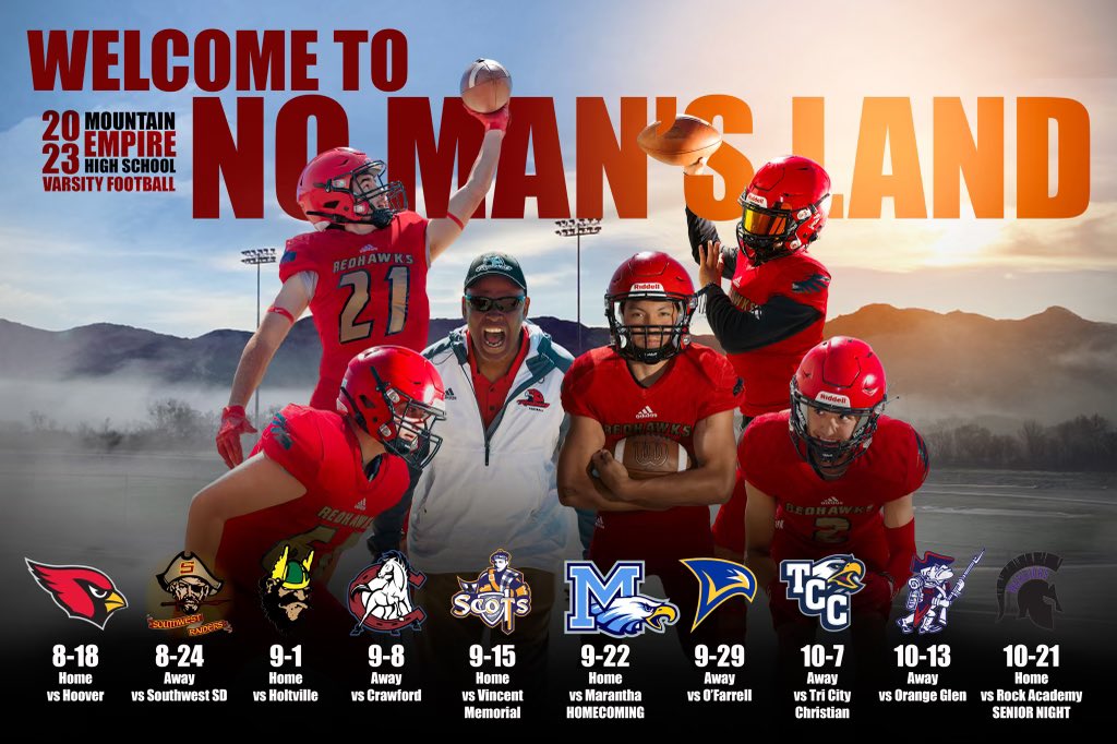 ME_RedHawks_23's tweet photo. RedHawks 2023 schedule. Mark your calendars. https://t.co/co4dFlhz0k
