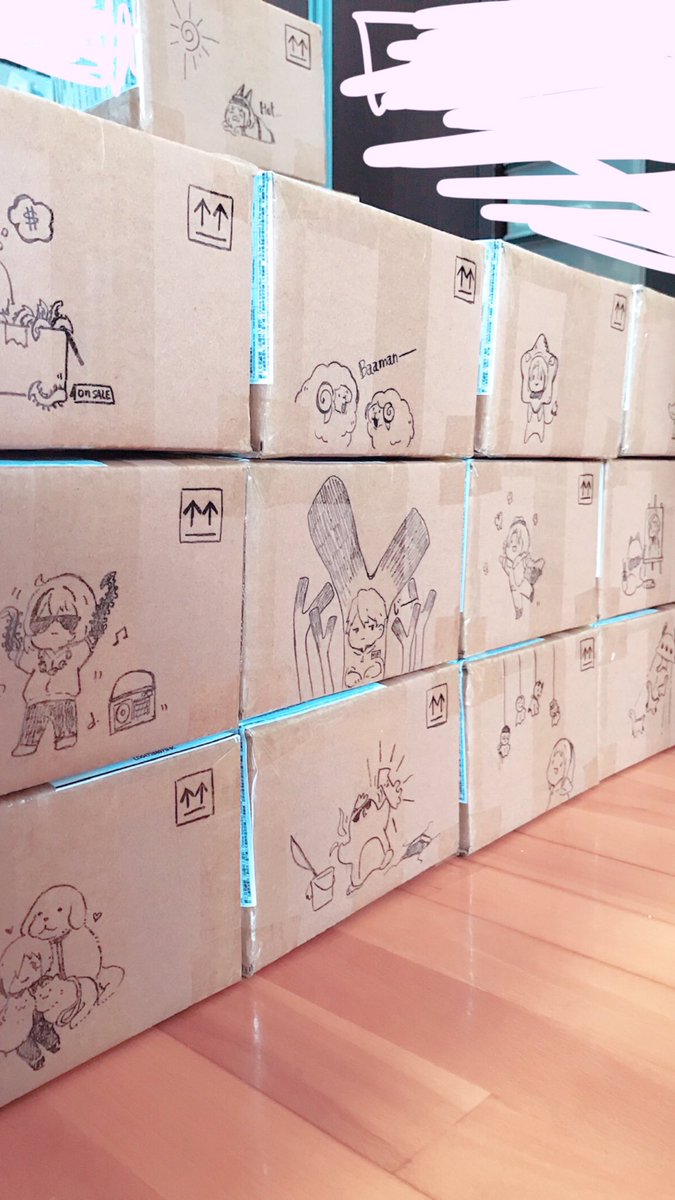 All overseas orders are sent out~Thank you for all your support~  海外通販已全數寄出,難得有機會所以盡量每件都隨機畫了點東西(早期有些忘了畫🫠),希望大家喜歡❤️