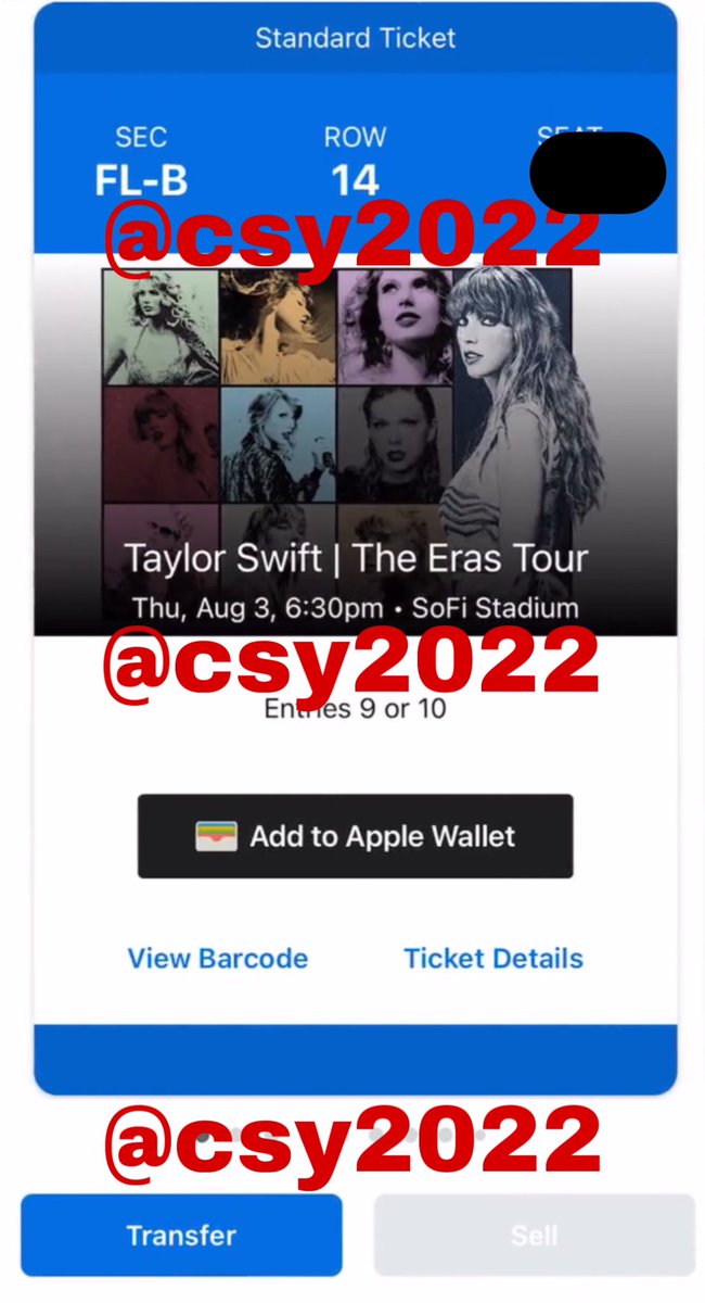Eras Tour Resell tweet media