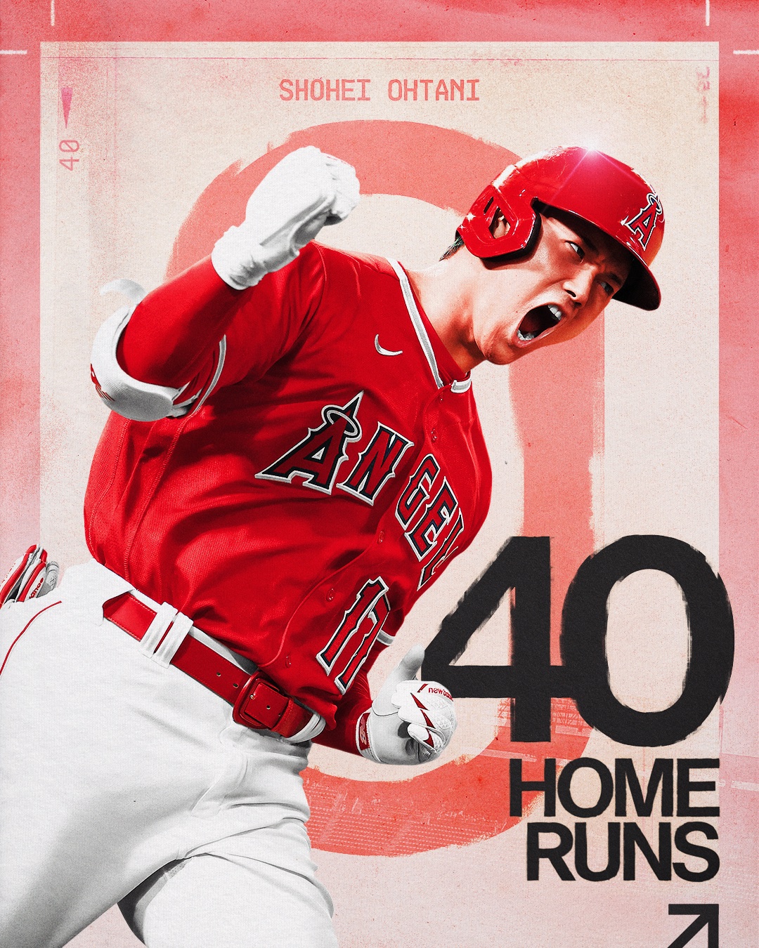 MLB on X: Shohei Ohtani is the first @MLB player to 40 home runs