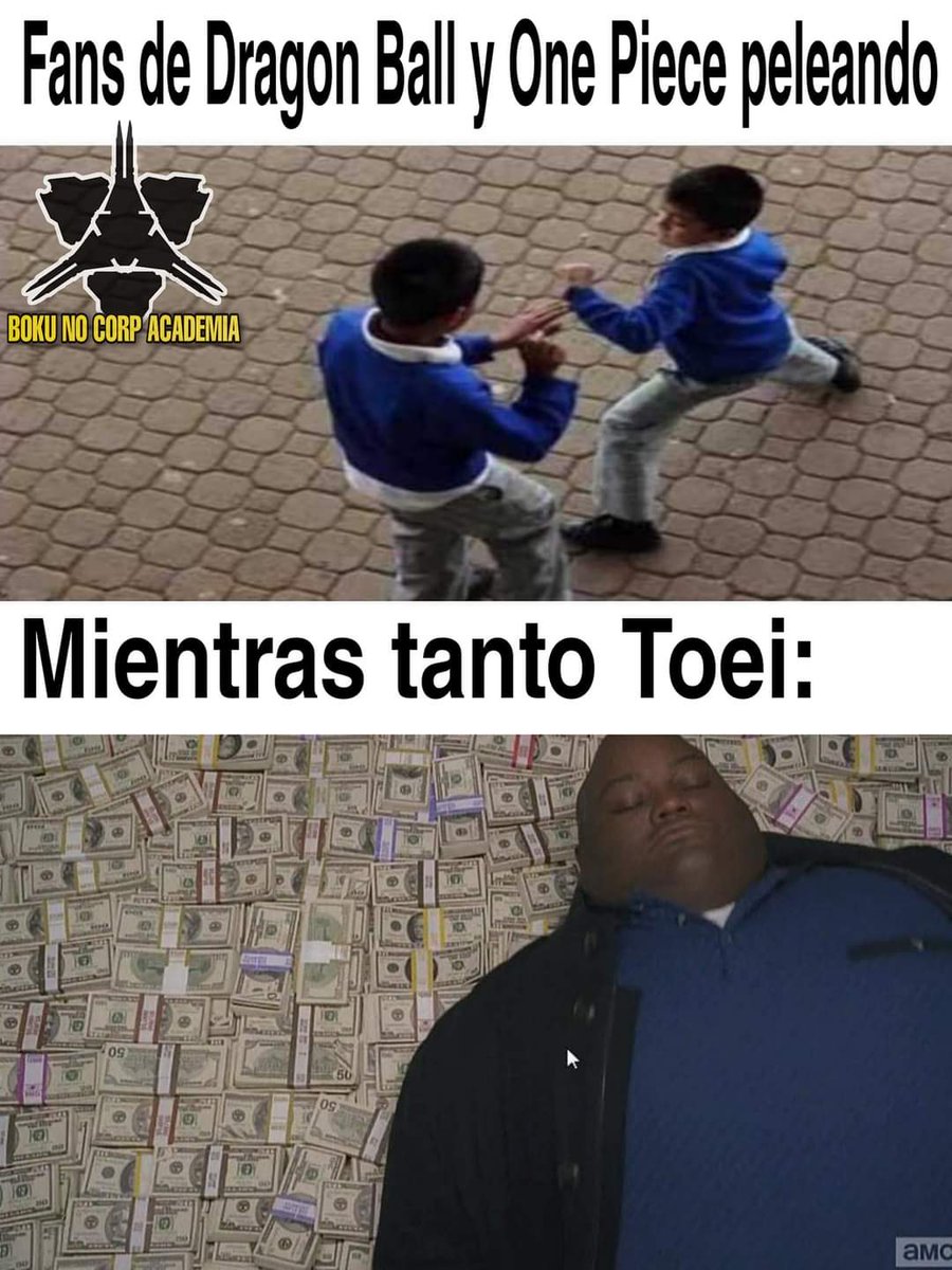 Abellcymeg's tweet photo. Toei recordando que ambos animes son suyos 🗿 https://t.co/0SEwvcdMPX
