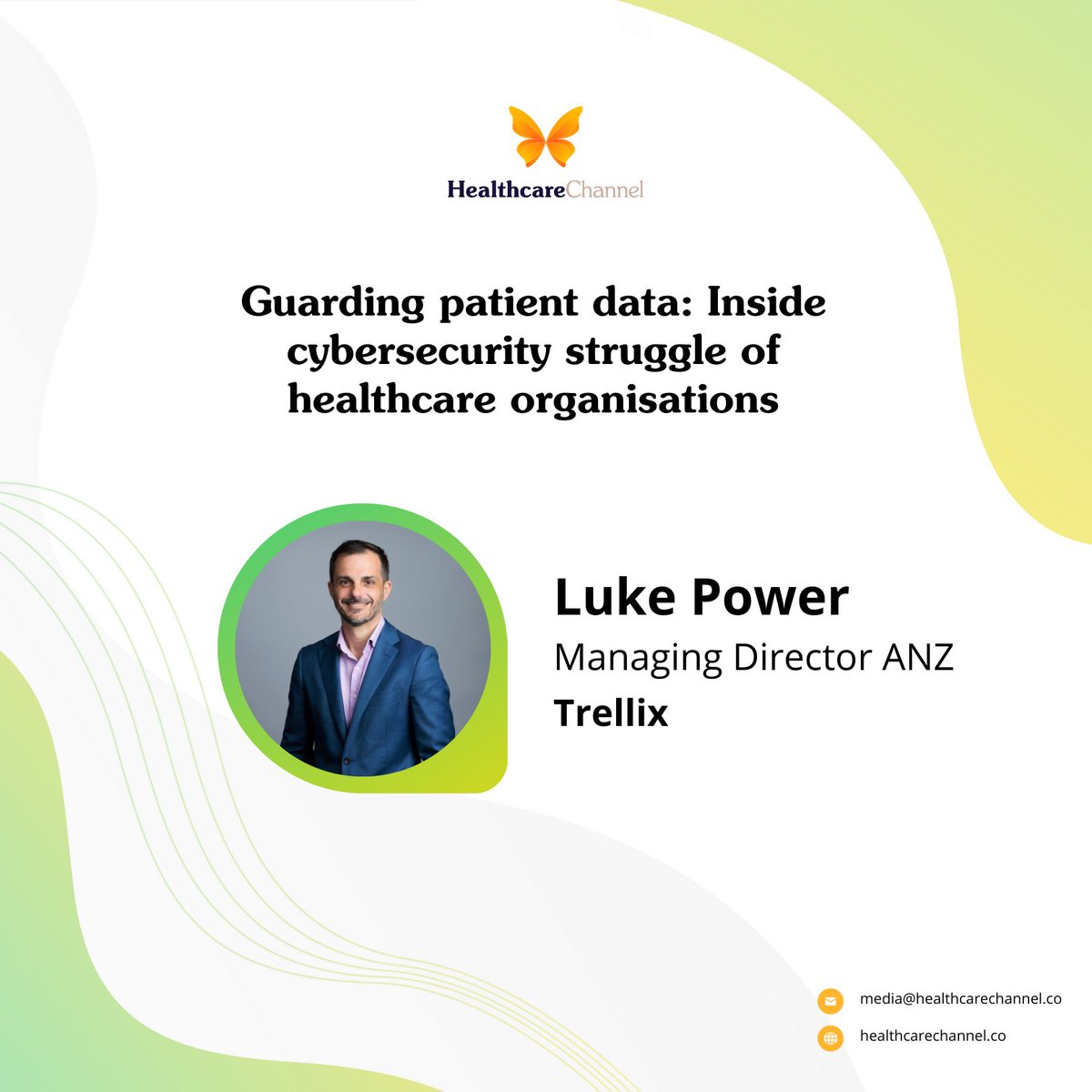 Healthcarechan's tweet photo. #Healthcare organisations face ever-changing cyber threats and struggle to adapt quickly.
Our #FeaturedLeader Luke Power of @Trellix discusses reasons for this and highlights education's crucial role in strengthening #cybersecurity measures here: https://t.co/RDl7kbIYPj https://t.co/5qmjOMy1Qj