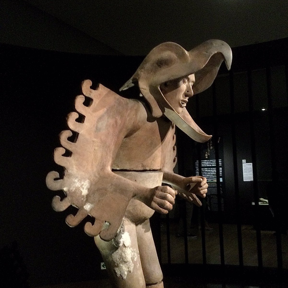 鷲の戦士像。アステカ文明。1469~86年。#古代メキシコ展
