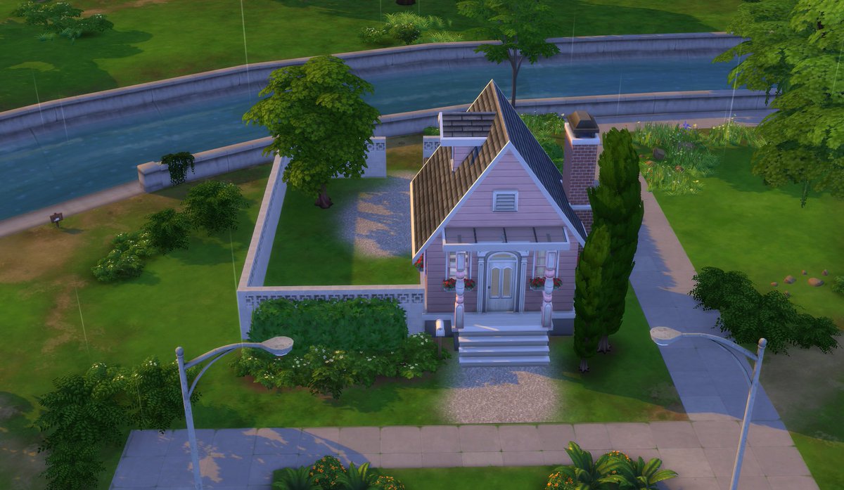 PlumbSim's tweet image. I renovated the ugly starter homes in Foundry Cove! They are still all completely base game and starter homes! Also all three of them are tiny homes! Tier 1 (pink), tier 2 (green) and tier 3 (blue). Let me know what you think!