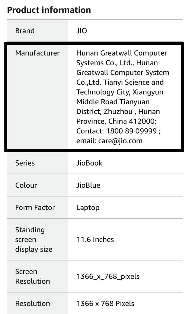 sidd_sharma01's tweet photo. A Short and Cute Little Story: Laptop 💻

- 1st Aug'2023 Reliance Launches Jio Book for Rs. 16,499/- to be on sale from 5th Aug'23

- 3rd Aug'2023 Govt. bans import of all Laptops, Tablets, All in one PC & Ultra Small Computers under HSN Code 8471

- Address of Manufacturer -
Hunan Greatwall Computers Systems Co. Ltd.,
Xiangyun Middle Road, Tianyuan, Zhuzhou, Hunan Province, China 412000

"Make in India Le" 😊 "Electoral Bond Funding - Balle Balle te Shava Shava" 😊

#JioBook #MakeInIndia #BanOnLaptops #LaptopsIndia #MadeInIndia  #ProduceOfIndia #MakeInIndiaBoost #JioTabletChina #BanDecision #ElectoralBonds #ElectoralBondFunding