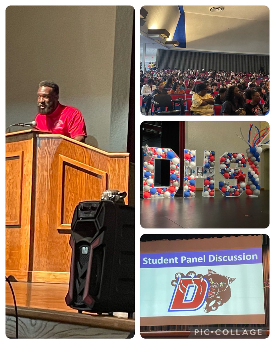 AlishaChenevert's tweet photo. Outstanding job @DColbertJr leading our Freshman Orientation! It was engaging, informative, and collaborative! All hands were on deck to support students and families tonight! #fullhouse #FreshmanTeam #LetThisBeTheYear https://t.co/ovoZcjjn20