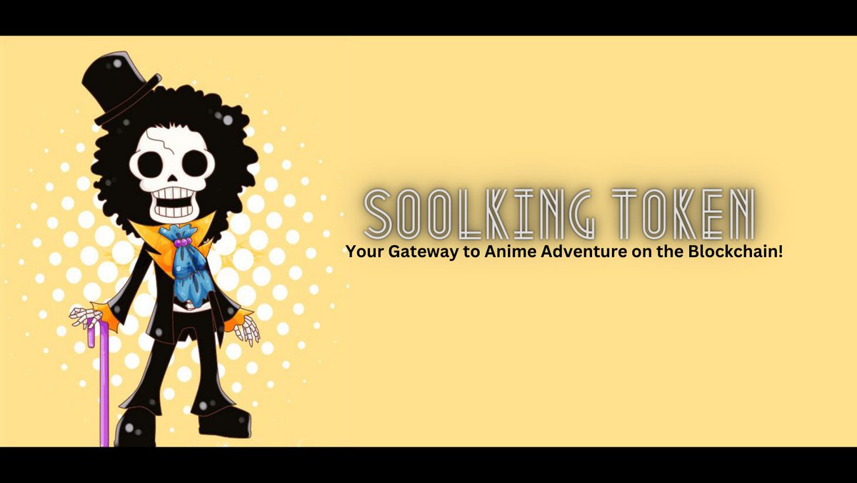 SoolkingBSC's tweet photo. Introducing Soolking Token ($SOLKG) - Your Gateway to Anime Adventure on the Blockchain!

Website : https://t.co/b6LCPRBMoG
Telegram : https://t.co/iSX2HjyfKV
Contract : 0x0dcF6f12ff9Eec8bc10085ae42376cD6141907B2 https://t.co/Y0mknTBxyd