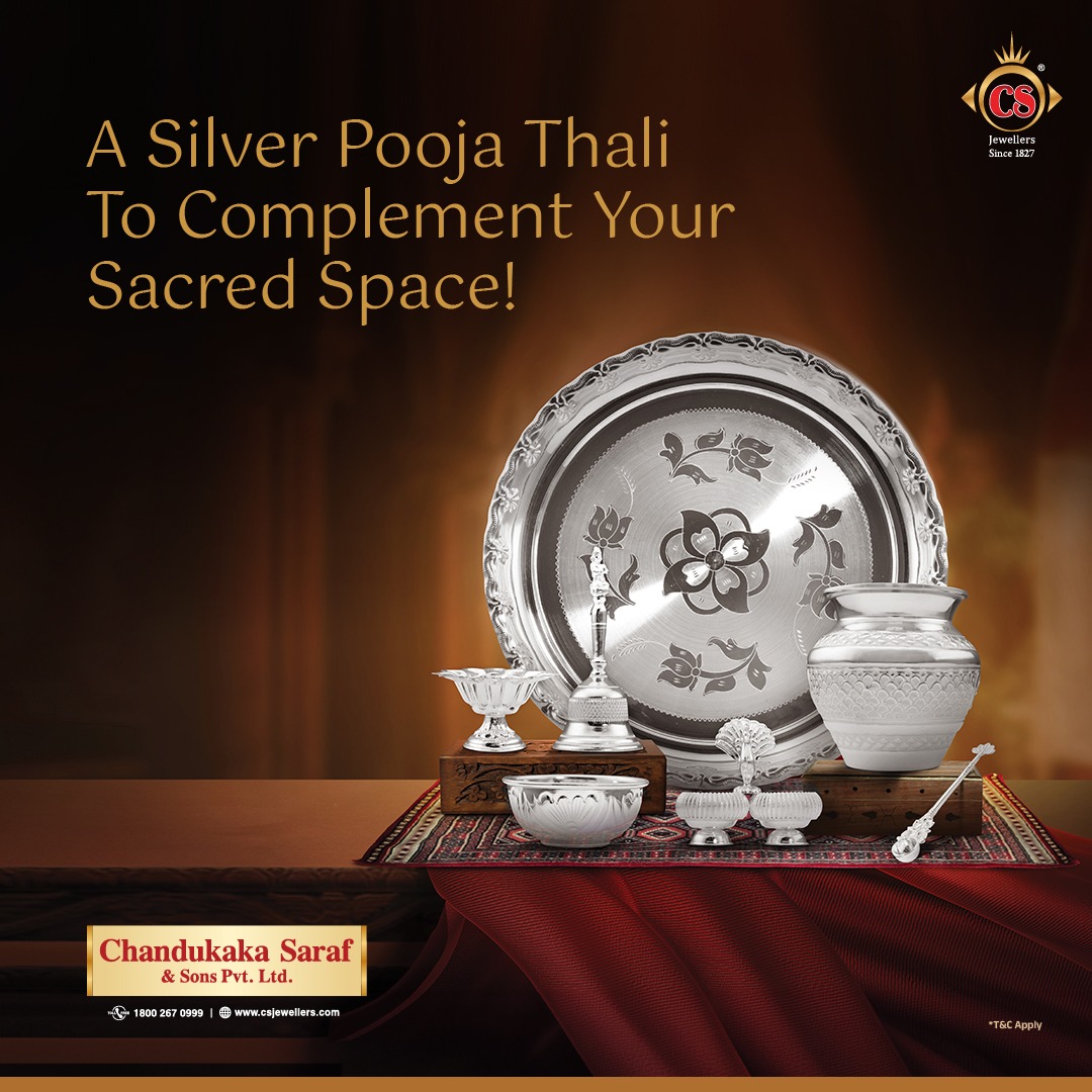 Enjoy 15% discount on making charges on Pooja Items, Idols, Jodvi &amp; Bichwe. Buy any 2 Sterling Silver jewellery with a flat 10% discount on MRP, or any 3 Sterling Silver jewellery with a flat 25% discount on MRP. Each and every silver item is Hallmark approved.