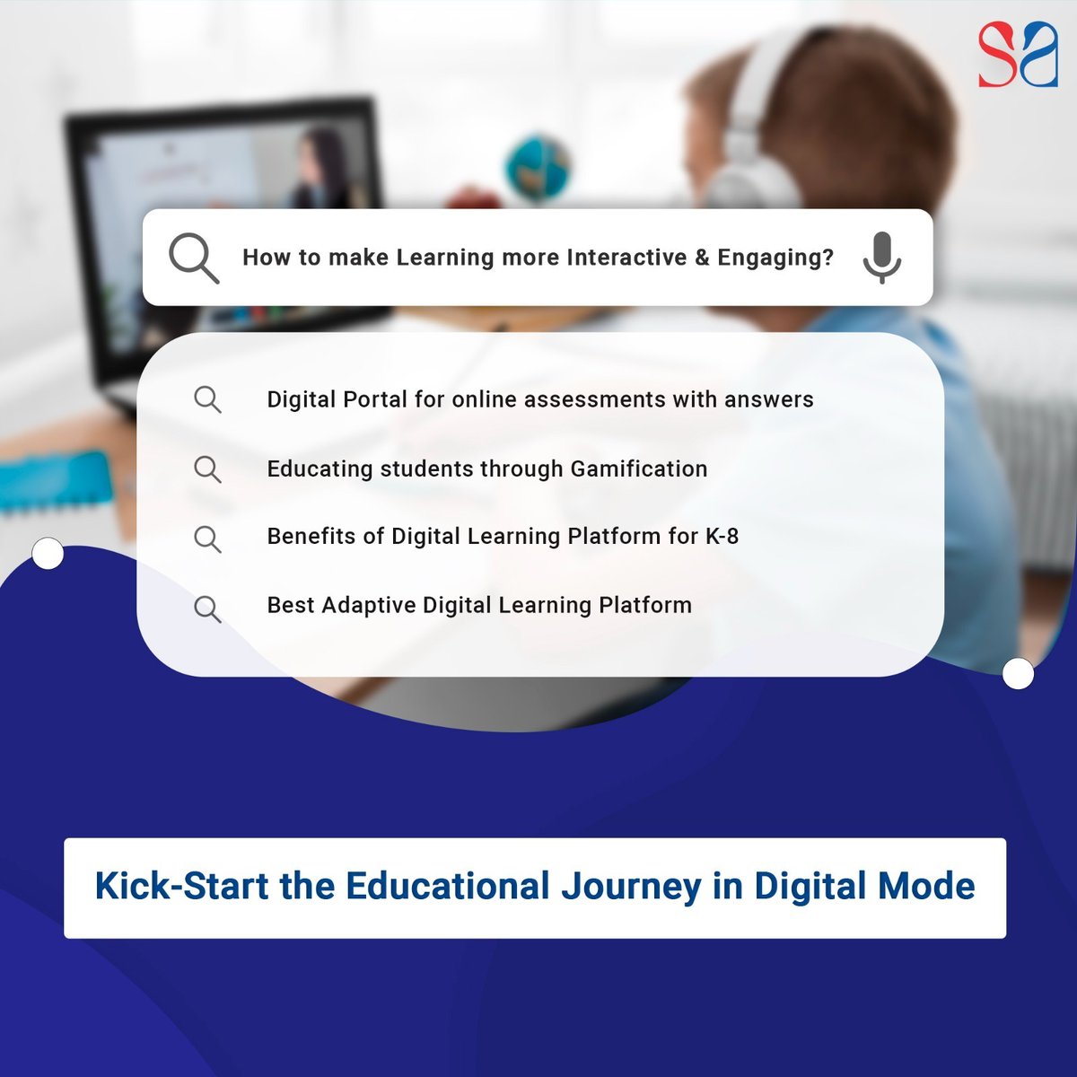 swaadhyayan's tweet photo. Swa-Adhyayan to make the most of e-learning!
Look no further than Swa-Adhyayan: An Interactive LMS for K-8 to pick up new skills along with conceptual learning.
.
.
.
#SwaAdhyayan #students #learn #BestLms #Bestplatform #LMSforKto8 #Learning #Interactive #Worksheets #skills https://t.co/c8s3I1FQ6j