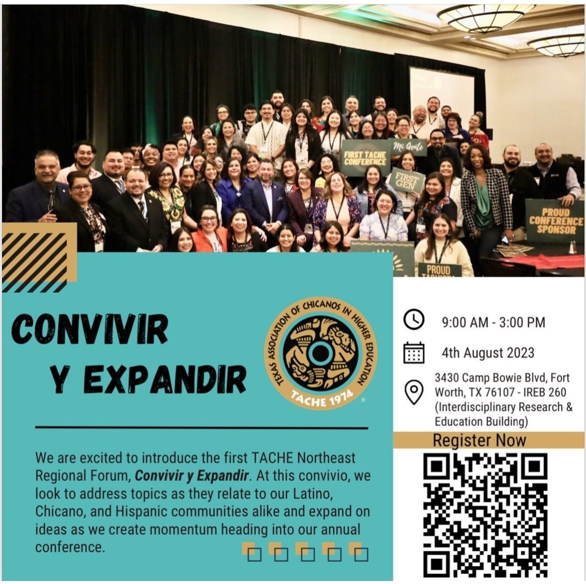 FUAIII's tweet photo. Looking forward to sharing space with my @Tache_ista familia at the Northeast "Convivir y Expandir" Regional Forum tomorrow! Excited to discuss my pathway to leadership as Director of @TarletonState Student Global & Community Connections & as former #TACHEStatePresident!
#DrFlo https://t.co/4QjNFd9nfD