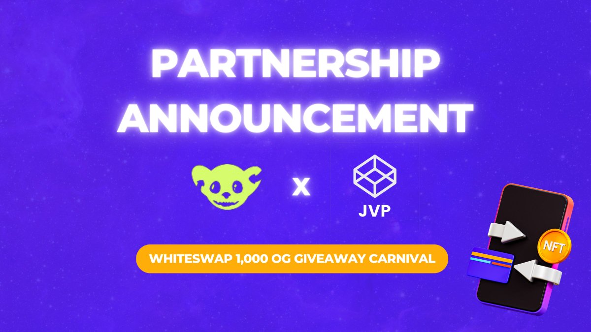 🎁 30 #WhiteSwap OG #Giveaway

<a href="/WhiteSwap_Asia/">WhiteSwap Asia</a> 🤝 <a href="/Jasmy_JVP/">Jasmy Voting Power (JVP）</a>

📢 WhiteSwap is a multi-chain aggregator DEX alive on #ETH, #Polygon, and #Tron. 

👉 To enter:
1️⃣ Like &amp; RT
2️⃣ Tag 3 frds
3️⃣ Finish the tasks: taskon.xyz/campaign/detai…

#Airdrop #Crypto #AirdropCrypto #airdrops