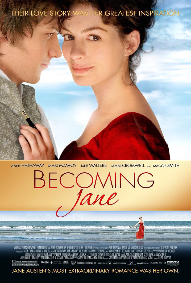 🎬MOVIE HISTORY: 16 years ago today, August 3, 2007, the movie ‘Becoming Jane’ opened in theaters!

#AnneHathaway #JamesMcAvoy #JulieWalters @jamesocromwell #MaggieSmith #LucyCohu #LaurenceFox #JoeAnderson #IanRichardson #SophieVavassuer #AnnaMaxwellMartin #LeoBill #JulianJarrold