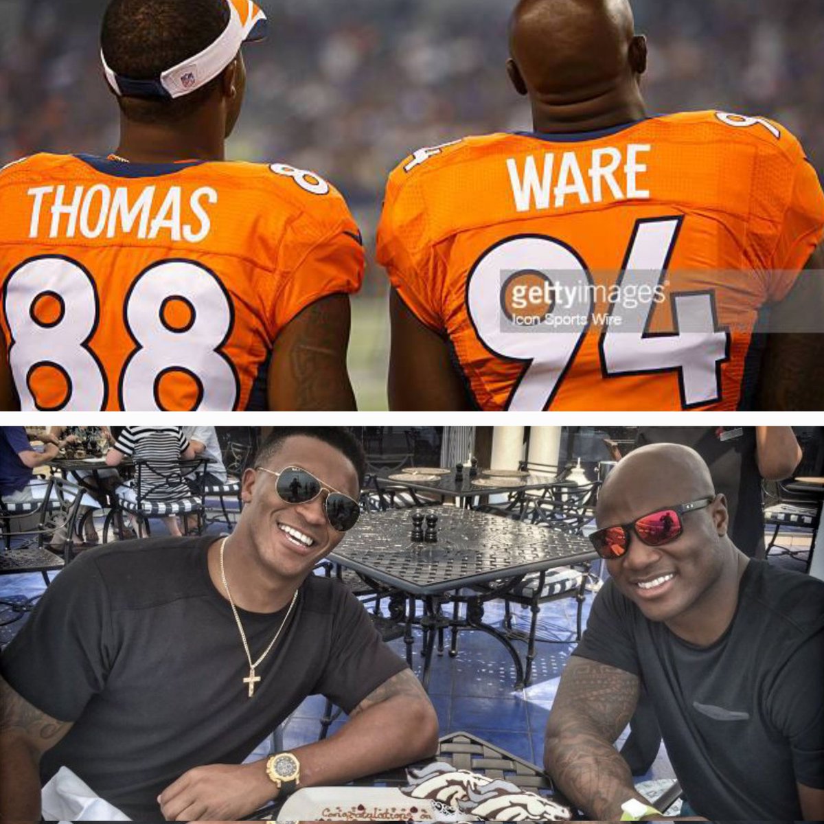 RIP DT🧡🧡 @DeMarcusWare you are forever in the hearts of #BroncosCountry 
#AbsoluteLegends