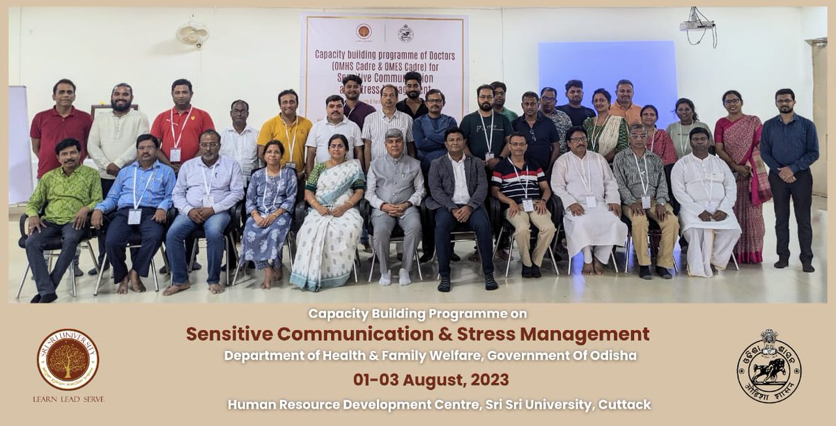 Sri Sri University tweet media