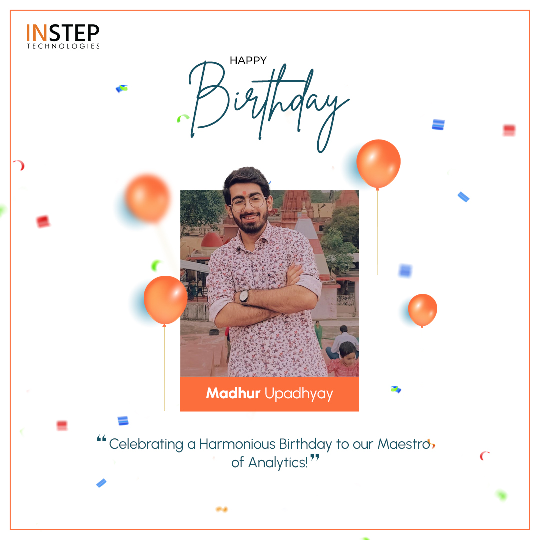 instepoffice's tweet image. On your special day, may the stars align, igniting an extraordinary year. Your brilliance makes the 𝐈𝐧𝐒𝐭𝐞𝐩 team sparkle brightly. Let joy unfold like a kaleidoscope! 𝐇𝐚𝐩𝐩𝐲 𝐁𝐢𝐫𝐭𝐡𝐝𝐚𝐲, 𝐌𝐚𝐝𝐡𝐮𝐫 𝐔𝐩𝐚𝐝𝐡𝐲𝐚𝐲!

#happybirthday #celebration #insteptechnologies