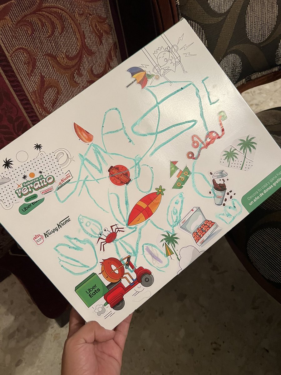sagrevilo's tweet photo. #DonasUberEats a sus 3 años ya es todo un artista https://t.co/G0HKjpzlv1