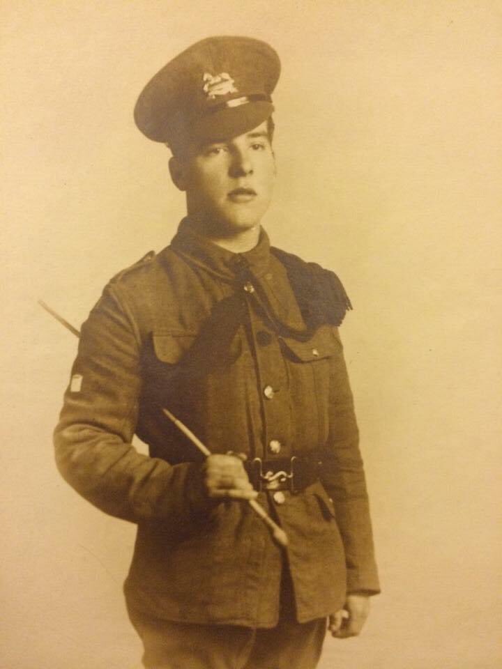 Today on the Anniversary of the start of World War 1 in 1914 , I recall all my family that fought in 1st World War who died or came back wounded, in particular my Grandad Albert Cracknell who lied about his age to join up was captured in 1917  - he died just before I was born