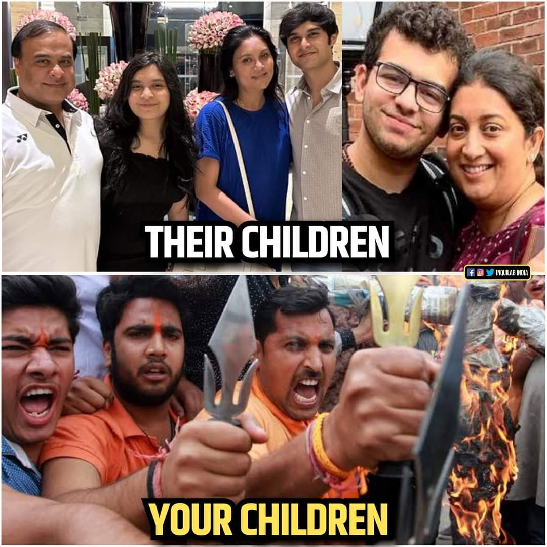 Gabbar0099's tweet photo. 1- Their Children 

2- Your children https://t.co/9OalOMx51S