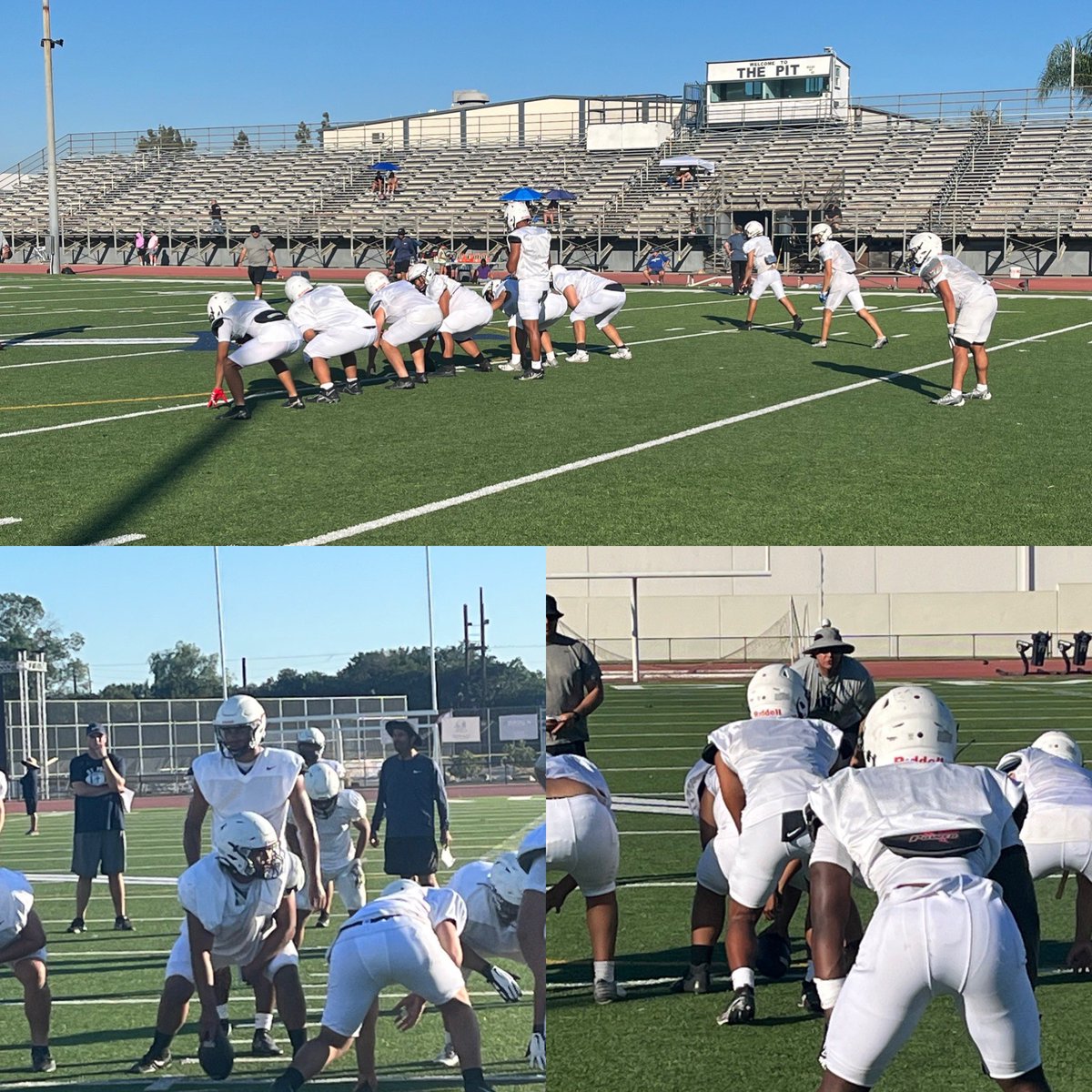 First day in pads. Getting closer to our first game in a little over 2 weeks against Newport Harbor. #WeAreStPaul #GodCountryStPaul <a href="/GhostsofStPaul/">The Ghosts of St. Paul Football</a>