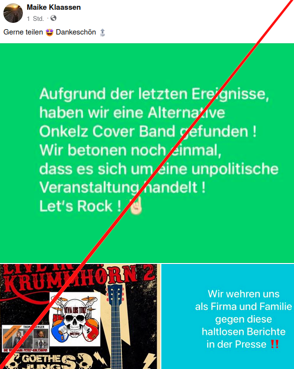 AfaNord's tweet photo. Gegen die Veranstaltung auf dem Betriebsgelände von "Friedrich Voß" mit erwarteten Gästen & Personal aus dem #Neonazi-Milieu regt sich Protest aus der Gemeinde.4/x
🏴5.8.23 18:15 Uhr Bushaltestelle #Canum, Emdener Landstraße
#NoNazis #Ostfriesland #RechtsRocktNicht @thhindrichs https://t.co/kjR7Iwrr33