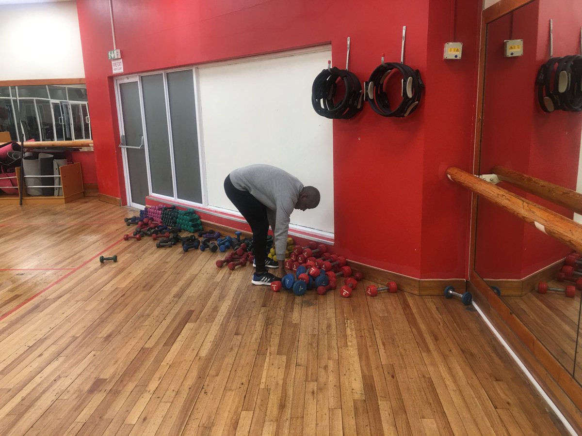 bdsunlimited's tweet photo. ⁦@virginactiveSA⁩ here is the whole CGM of Wonderpark VA doing the ground work and not the first time seeing him do this. What a dedicated and a hardworking Leader. His name is TSHEPO. I have never seen another CGM at the clubs I have accessed do this. https://t.co/md9x5PBawS