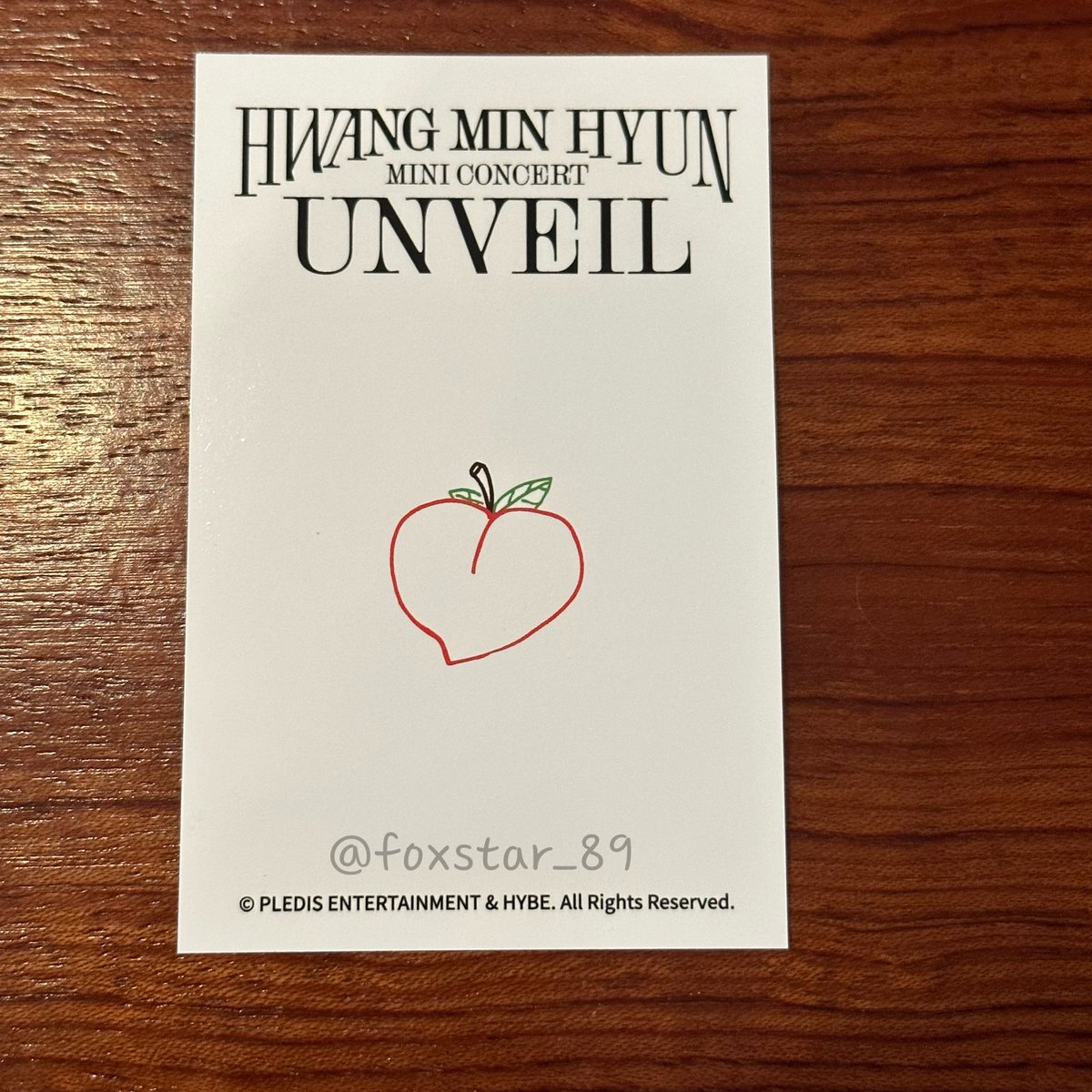 2023 HWANG MIN HYUN MINI CONCERT <UNVEIL> IN SEOUL MD Official Light Stick Cross bag