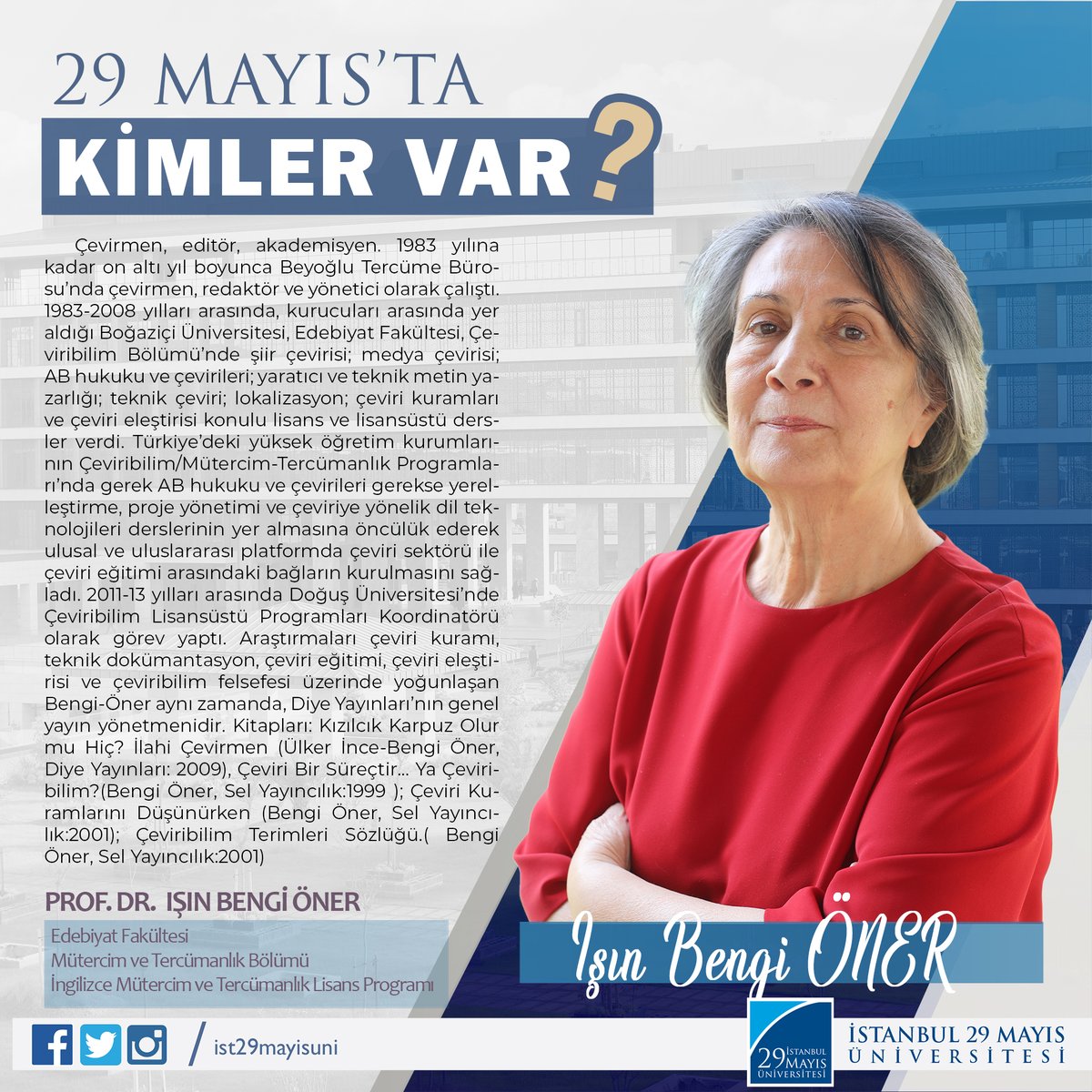 Üniversitemiz alanında söz sahibi akademik kadrosu ile kıymetli öğrencilerini bekliyor!

aday.29mayis.edu.tr

#istanbul29MayısÜniversitesi
#29MayıstaKimlerVar
#TercihVeTanıtımGünleri
#YKS2023