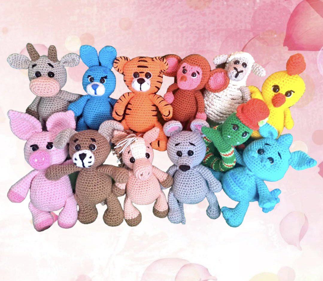 Символы года #knittedtoysamara