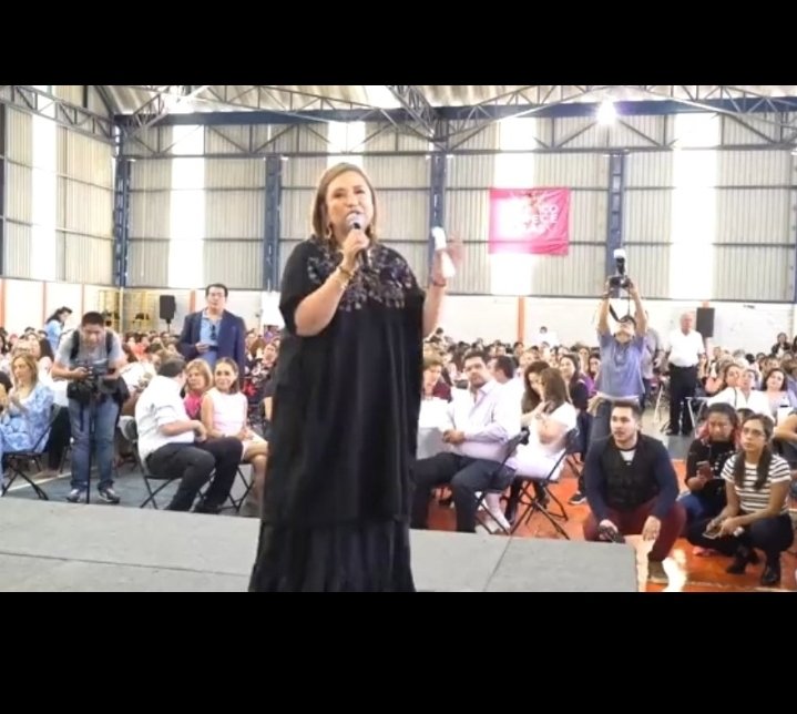 Pierde Helio globo de Xóchitl Gálvez; sigue desinflandose.
No llena salón de 200 personas. 🤷🏻‍♂️
**********************************
¿Cree Ud. que sea por los 1, 400 millones de pesos que no puede comprobar? 

-Sí  🖐
-No