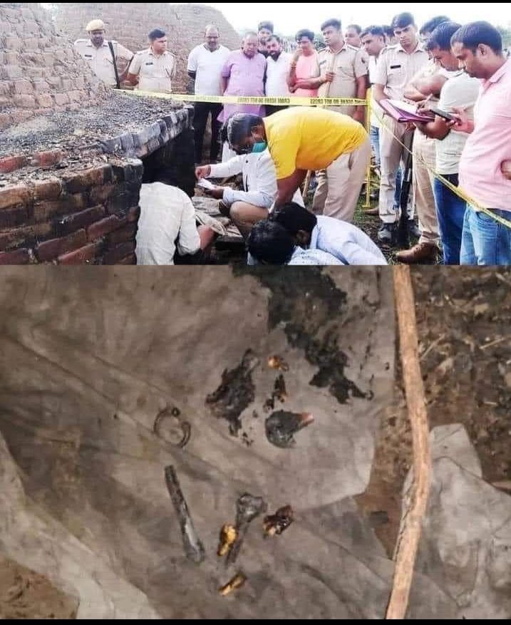 motilal87292623's tweet photo. राजस्थान के भीलवाड़ा की कोटड़ी तहसील के जंगल में बकरिया चराने गई 14 साल की #नाबालिग बहन तोला गुर्जर का 4-5 लोगों ने मिलकर रेफ करके, जिंदा कोयले की जलती #भट्टी में डाल दिया।
जिससे वह 80% तक  #जल गई।
यह घटना #शर्मशार है, @ashokgehlot51 दोषियों के खिलाफ सख्त कार्यवाही होनी चाहिए। https://t.co/YxObCaJ6Is