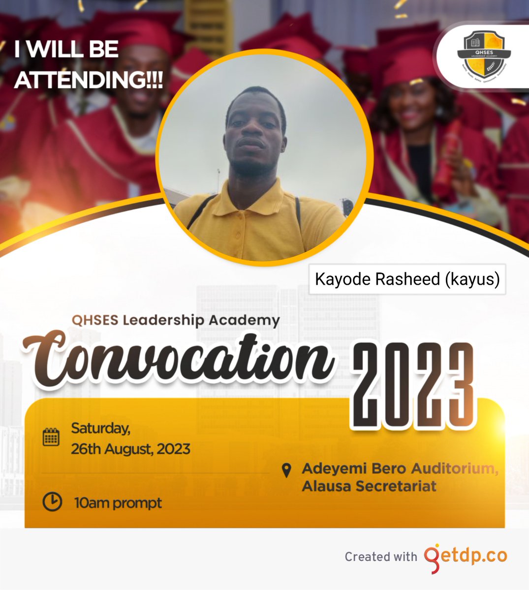 kayuslife's tweet photo. Convocation 2023 https://t.co/y88BG153uf