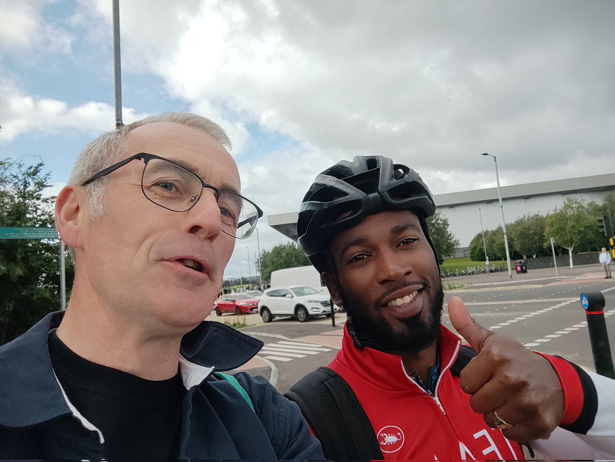 <a href="/kwesi_browne/">Kwesi Browne</a> Good luck for the champs! Thanks for the photo. #trinbago #CWC #peoplemakeGlasgow <a href="/CyclingWorlds/">2027 UCI Cycling Worlds Haute-Savoie Mont-Blanc</a> <a href="/GlasgowGreenCC/">GGCC</a> <a href="/tt_cycling/">Trinidad & Tobago Cycling Federation</a>