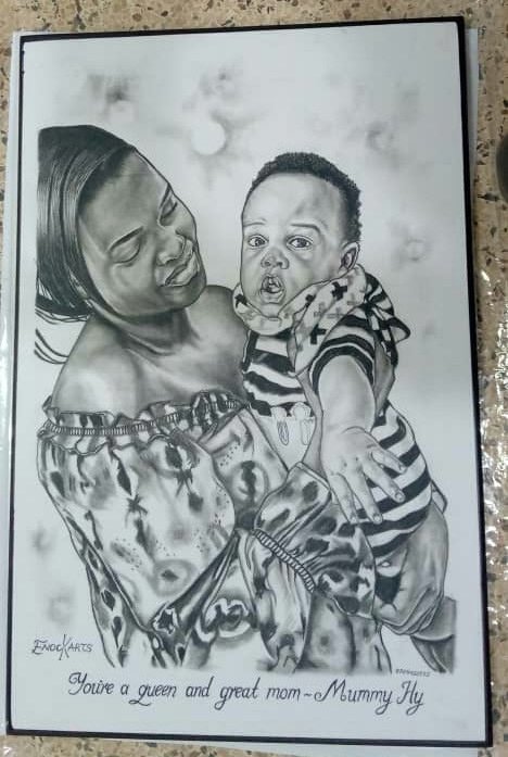 EnockArts's tweet photo. @Hbamulinde Indeed. I am a Medical doctor who literally earns as a Portrait Artist.
#EnockArts https://t.co/Ghb4ZV6Ztj