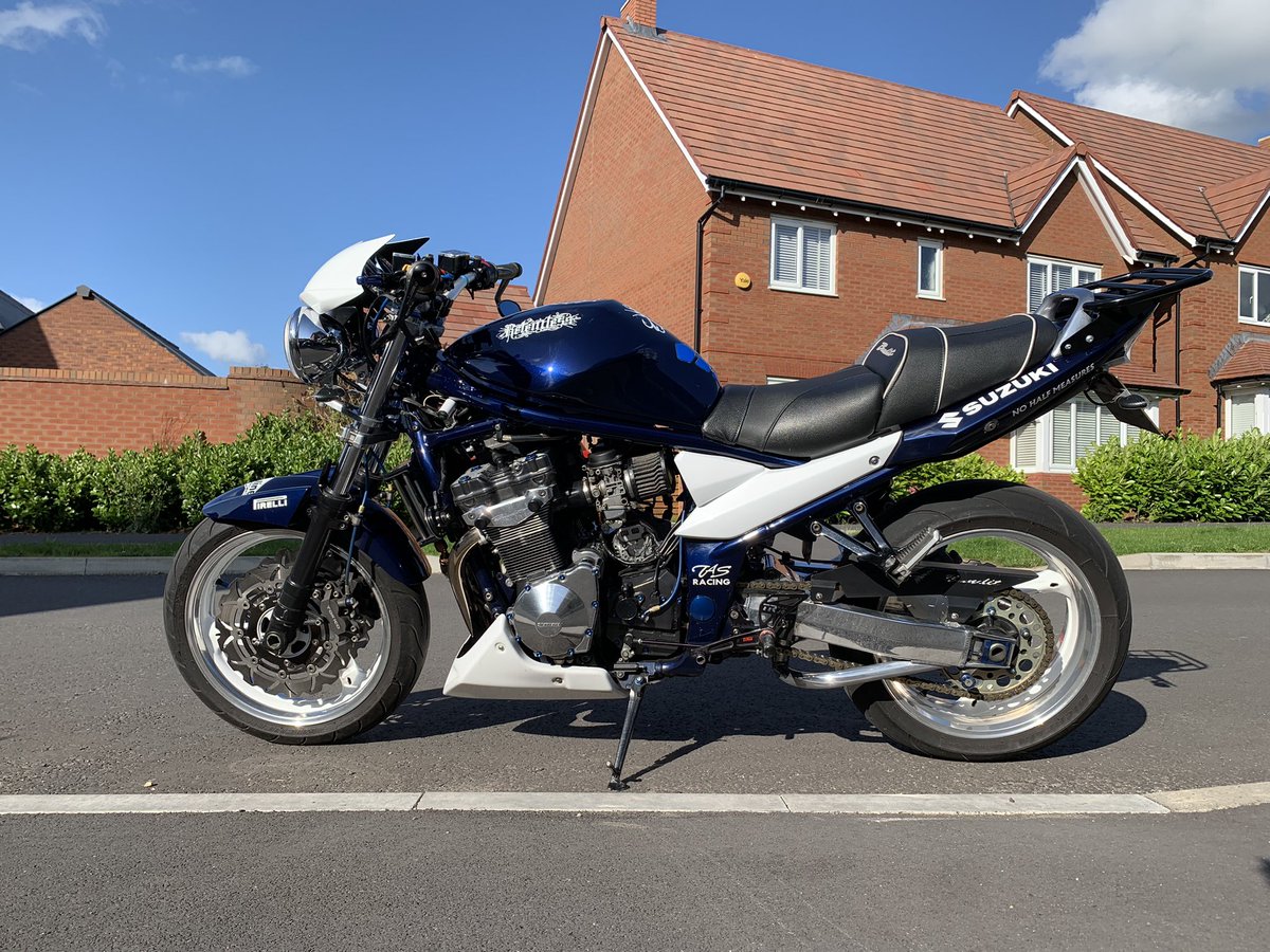 Steve__UK's tweet photo. Bike is back finally, please send more sun! 😝 #streetfighter #petrolhead https://t.co/nPKkfXvxyB