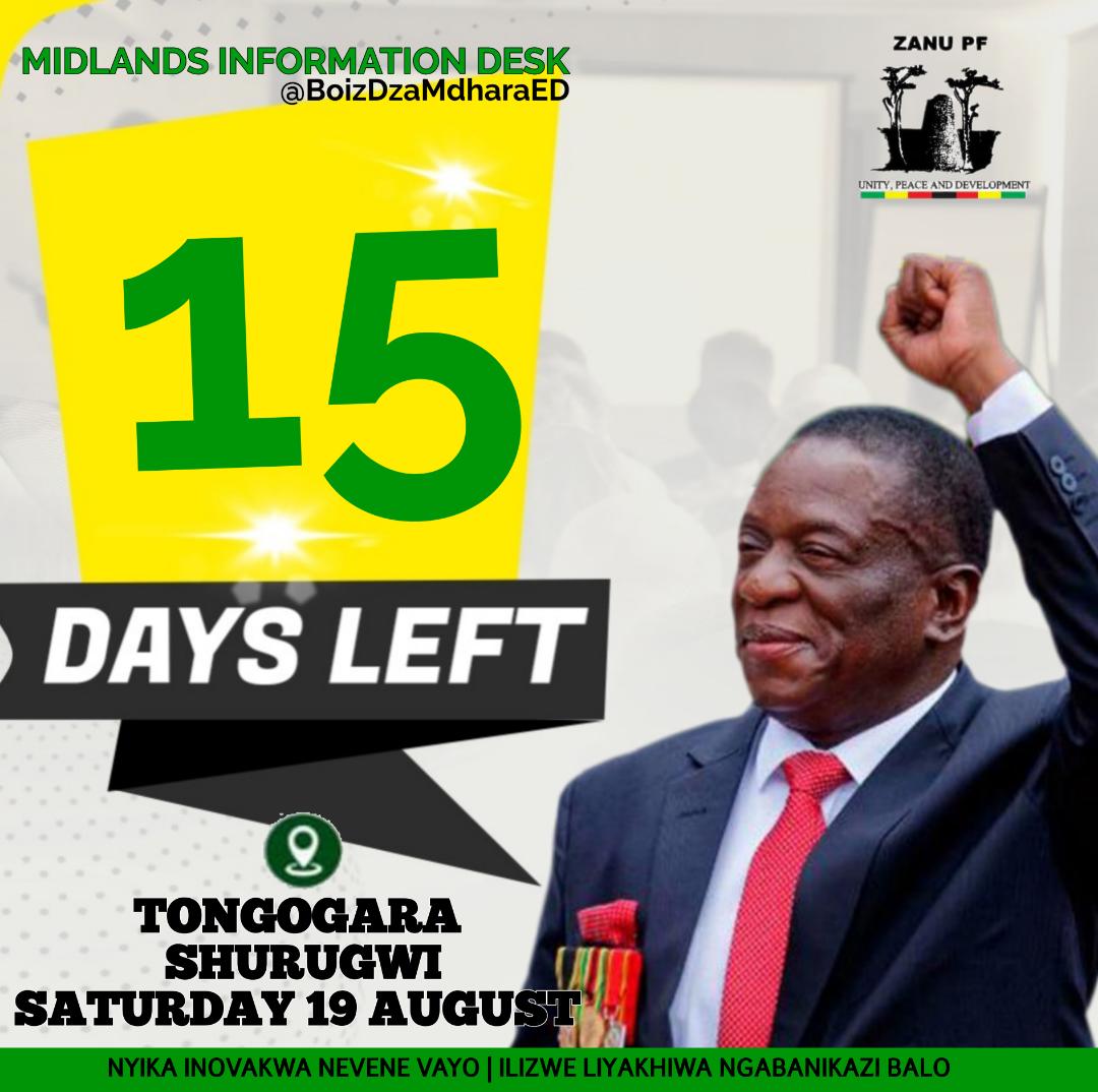bossDhewaa's tweet photo. 15 DAYS LEFT
LEAVING NO ONE AND NO PLACE BEHIND!!!!
#EdHasMyVote
#23AUG2023 https://t.co/UGqGqtMzh7