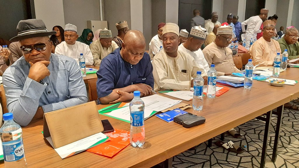 inecnigeria's tweet photo. Prof. Bolade Eyinla (CTA to the Chairman, INEC) Speaks on Retreat Objectives and Expectations at the 2023 Post-Election Review Meeting with Administrative Secretaries in Lagos.
#PostElectionReview https://t.co/R2pZaXYWsC