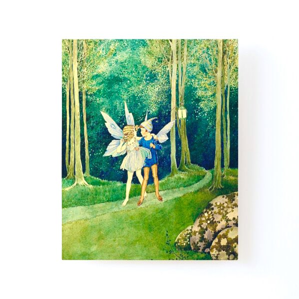 Good afternoon, beautiful souls. Happy Friday afternoon 

Boy and girl fairy walking.        IDA RENTOUL OUTHWAITE