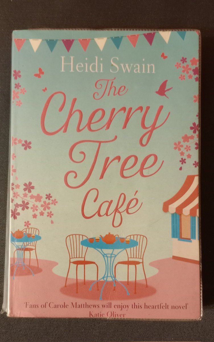 curlytopsmac's tweet image. #LancsReads2023 from the library read &quot;The Cherry Tree Cafe&quot; by @Heidi_Swain
