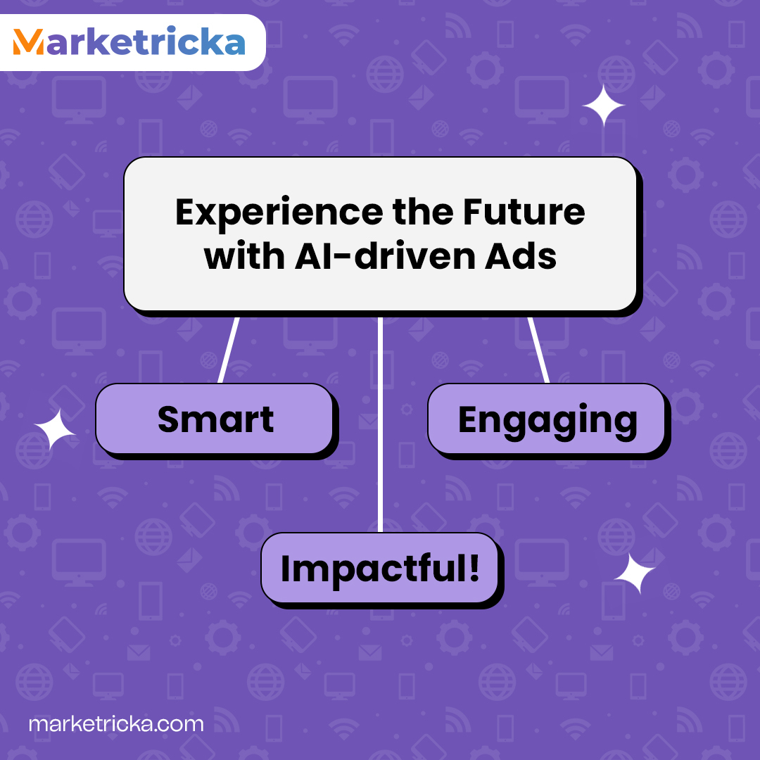 Boost the reach of your advertising by embracing the untapped potential of AI in ads. Create AI-driven ads for better engagement and instant ROI.

Contact our experts for more details:
marketricka.com

#aiinmarketing #aiinadvertising #ai #marketricka #digitalmarketing