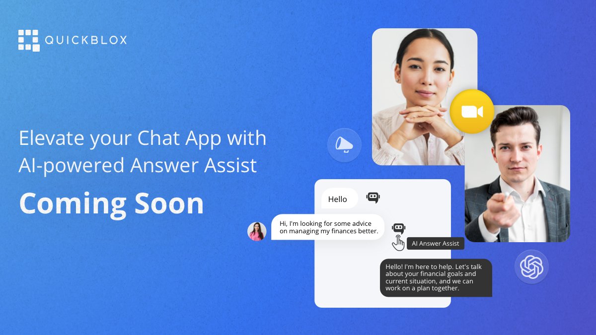 QuickBlox's tweet photo. #Ai #Chatapp #Quickblox #Aiassistant https://t.co/pyGCX47ub8