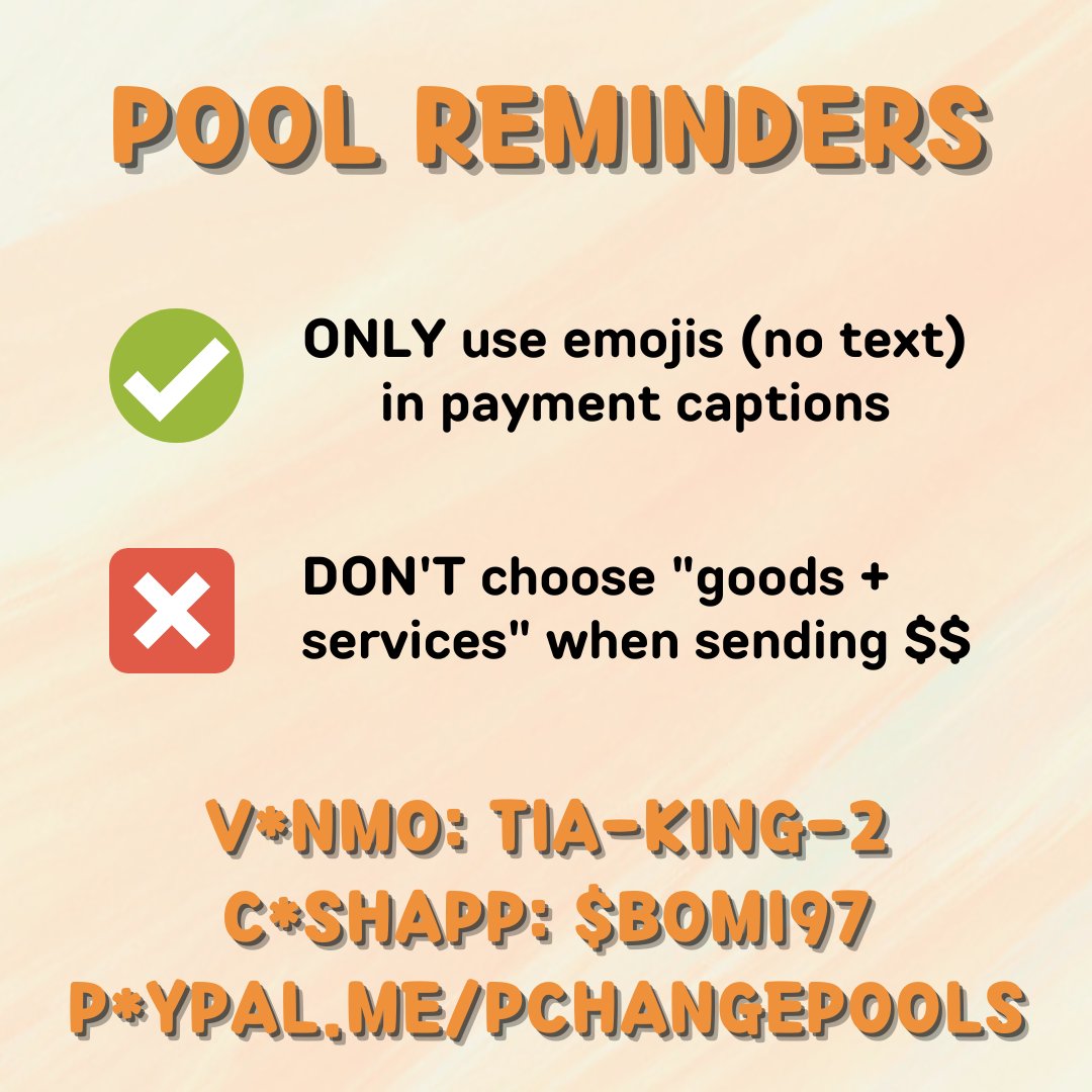 pc_pools's tweet photo. ✨ HAPPY POOL DAY Y'ALL ✨

We're pooling up for E, a Black mother and criminalized survivor living in New York. She and her son need $1500 for a security deposit and furnishings for their new apartment!!

💸💸
v*nmo: tia-king-2
c*sh*pp: $bomi97 
p*yp*l: pchangepools https://t.co/YruXwR80UO